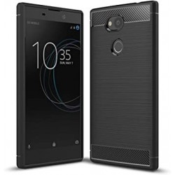 SONY XPERIA L2 FUNDA  CARBONO